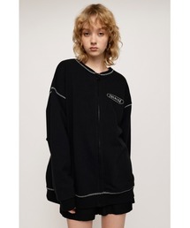 SLY | 2WAY STITCH PHOTO SW  ステッチ フォト スウェット(スウェット)