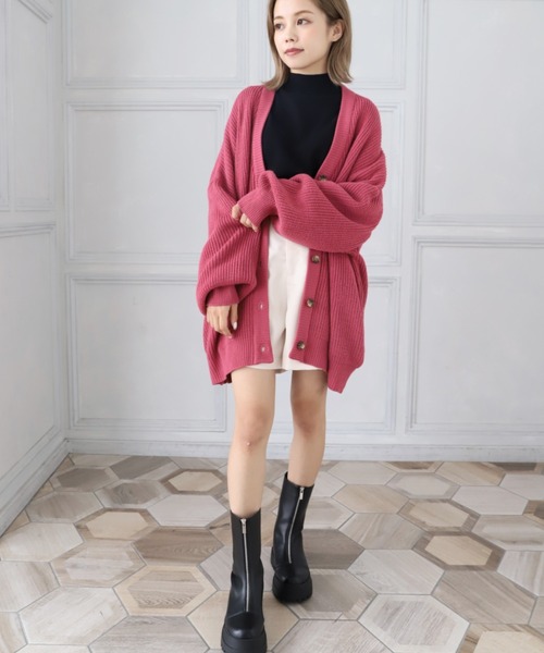 moment+（モーメントプラス）の「厚底フロントジップミドルブーツ（ブーツ・レディース・ブラック・M/S/L/LL）」の18枚目の写真