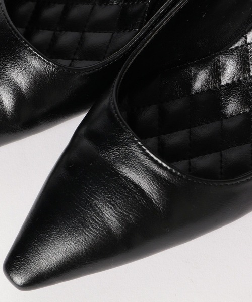 LOWRYS FARM（ローリーズファーム）の「ベルトヒールミュール　353638（サンダル・レディース・ブラック/アイボリー・MEDIUM/LARGE）」の4枚目の写真