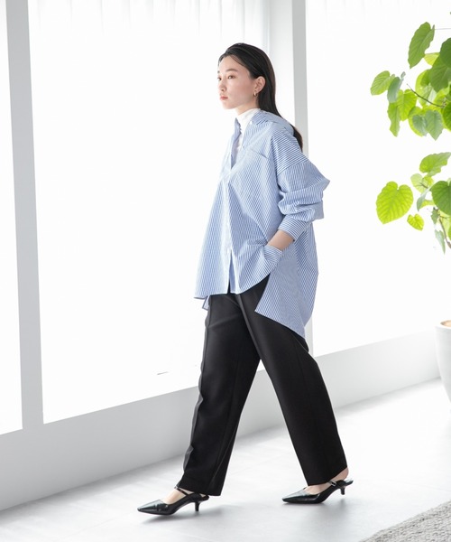 LOWRYS FARM（ローリーズファーム）の「ベルトヒールミュール　353638（サンダル・レディース・ブラック/アイボリー・MEDIUM/LARGE）」の17枚目の写真