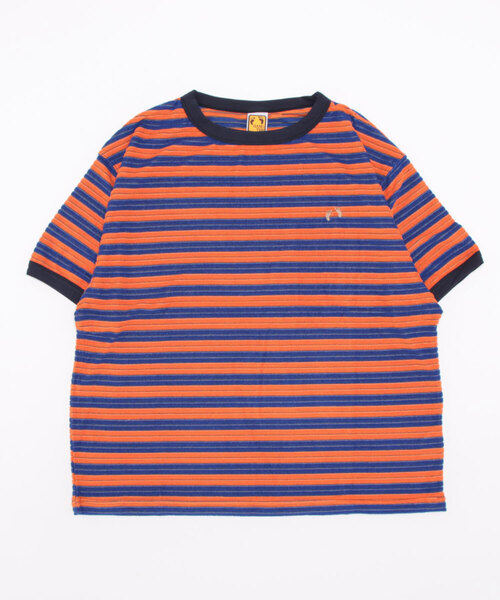 HANGTEN（ハンテン）の「【HANG TEN/ハンテン×JOURNAL STANDARD】別注 リンガーTシャツ（Tシャツ/カットソー・メンズ・ネイビー/グリーン/ウッド/ホワイト系その他/ブラウン/ブルー・MEDIUM/LARGE）」の6枚目の写真