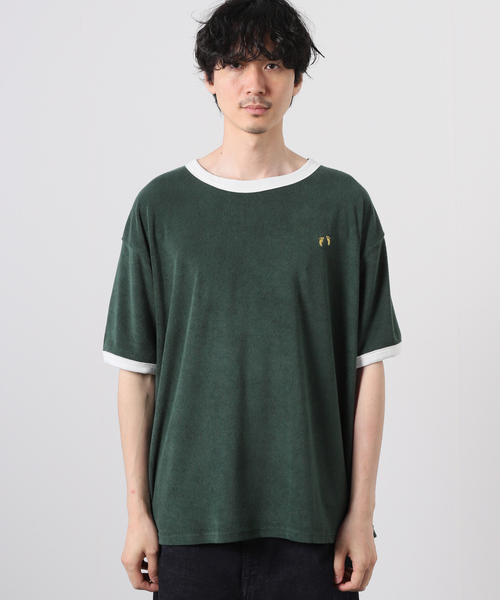 HANGTEN（ハンテン）の「【HANG TEN/ハンテン×JOURNAL STANDARD】別注 リンガーTシャツ（Tシャツ/カットソー・メンズ・ネイビー/グリーン/ウッド/ホワイト系その他/ブラウン/ブルー・MEDIUM/LARGE）」の8枚目の写真