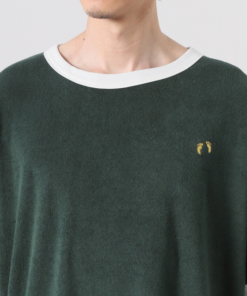HANGTEN（ハンテン）の「【HANG TEN/ハンテン×JOURNAL STANDARD】別注 リンガーTシャツ（Tシャツ/カットソー・メンズ・ネイビー/グリーン/ウッド/ホワイト系その他/ブラウン/ブルー・MEDIUM/LARGE）」の11枚目の写真
