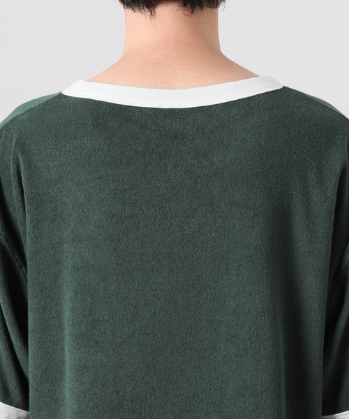 HANGTEN（ハンテン）の「【HANG TEN/ハンテン×JOURNAL STANDARD】別注 リンガーTシャツ（Tシャツ/カットソー・メンズ・ネイビー/グリーン/ウッド/ホワイト系その他/ブラウン/ブルー・MEDIUM/LARGE）」の12枚目の写真