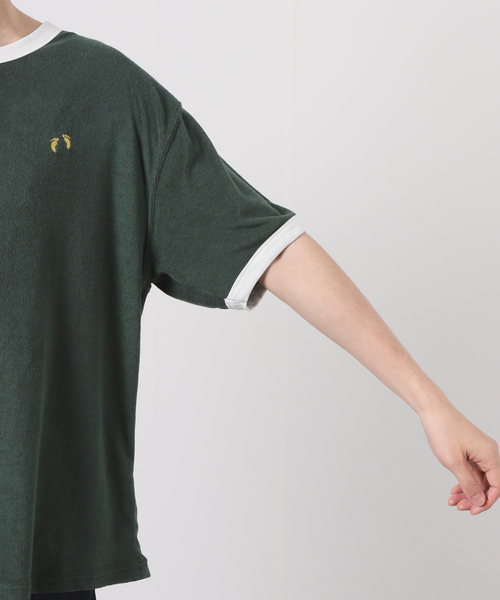 HANGTEN（ハンテン）の「【HANG TEN/ハンテン×JOURNAL STANDARD】別注 リンガーTシャツ（Tシャツ/カットソー・メンズ・ネイビー/グリーン/ウッド/ホワイト系その他/ブラウン/ブルー・MEDIUM/LARGE）」の13枚目の写真