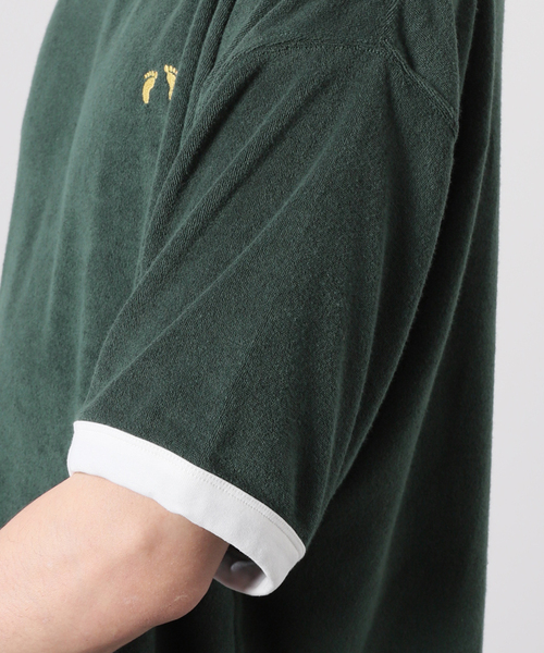 HANGTEN（ハンテン）の「【HANG TEN/ハンテン×JOURNAL STANDARD】別注 リンガーTシャツ（Tシャツ/カットソー・メンズ・ネイビー/グリーン/ウッド/ホワイト系その他/ブラウン/ブルー・MEDIUM/LARGE）」の14枚目の写真