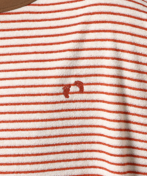 HANGTEN（ハンテン）の「【HANG TEN/ハンテン×JOURNAL STANDARD】別注 リンガーTシャツ（Tシャツ/カットソー・メンズ・ネイビー/グリーン/ウッド/ホワイト系その他/ブラウン/ブルー・MEDIUM/LARGE）」の15枚目の写真