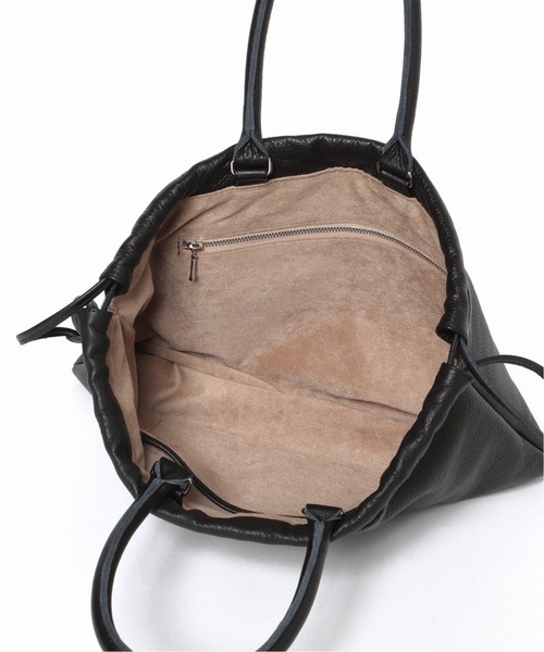 Noble(ノーブル)の「《追加》【ch!iii】SQUEEZ CLUTH バッグ(ハンドバッグ・レディース・ベージュ/ホワイト/ブラック・FREE)」の8枚目の写真