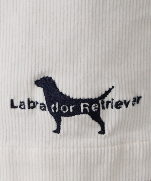 417 EDIFICE(フォーワンセブンエディフィス)の「【Labrador Retriever / ラブラドールリトリーバー】コーデュロイ ショーツ(その他パンツ・メンズ・ホワイト/ベージュ/ネイビー・MEDIUM/LARGE)」の14枚目の写真