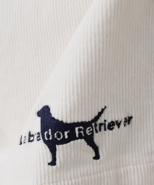 417 EDIFICE(フォーワンセブンエディフィス)の「【Labrador Retriever / ラブラドールリトリーバー】コーデュロイ ショーツ(その他パンツ・メンズ・ホワイト/ベージュ/ネイビー・MEDIUM/LARGE)」の20枚目の写真