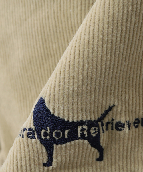 417 EDIFICE(フォーワンセブンエディフィス)の「【Labrador Retriever / ラブラドールリトリーバー】コーデュロイ ショーツ(その他パンツ・メンズ・ホワイト/ベージュ/ネイビー・MEDIUM/LARGE)」の21枚目の写真