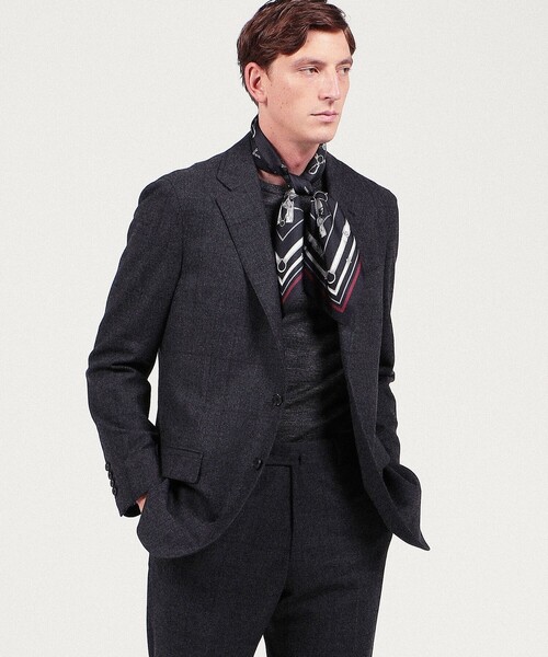 極上生地／美品】トゥモローランド DRAGO スーツ SUPER 140'S DRAGO の