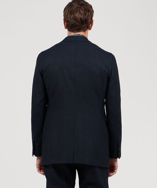 セール】Super130'sミルドサージ シングルブレステッド2Bジャケット