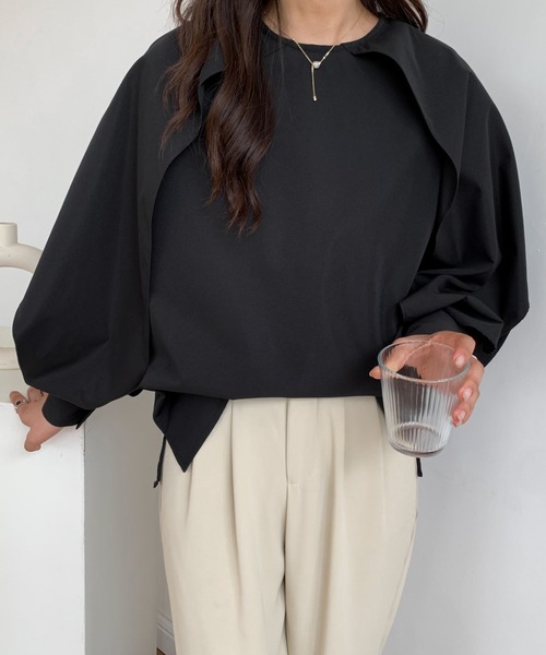 ビアズリー　レイヤード風ボリューム袖ブラウス BEARDSLEY（ビアズリー）の「《追加予約開始/LIVETART