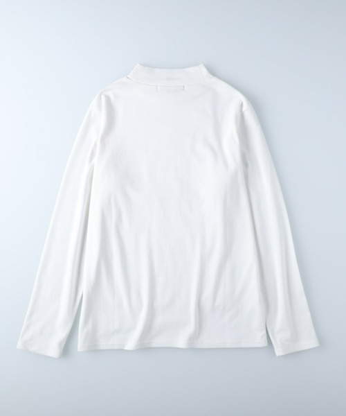 HONEYSUCKLE ROSE（ハニーサックルローズ）の「【HONEYSUCKLE ROSE】モックネックロンＴ（Tシャツ/カットソー・レディース・グリーン/ブルー/イエロー/ホワイト/ブラック/ブラウン・S/M/L）」の17枚目の写真