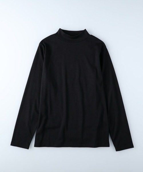 HONEYSUCKLE ROSE（ハニーサックルローズ）の「【HONEYSUCKLE ROSE】モックネックロンＴ（Tシャツ/カットソー・レディース・グリーン/ブルー/イエロー/ホワイト/ブラック/ブラウン・S/M/L）」の18枚目の写真