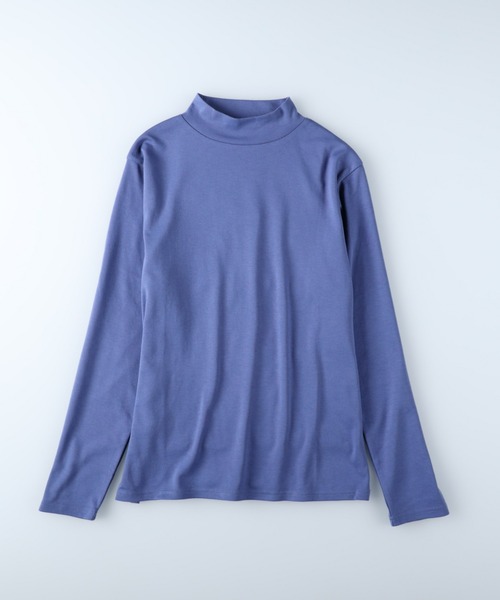 HONEYSUCKLE ROSE（ハニーサックルローズ）の「【HONEYSUCKLE ROSE】モックネックロンＴ（Tシャツ/カットソー・レディース・グリーン/ブルー/イエロー/ホワイト/ブラック/ブラウン・S/M/L）」の20枚目の写真