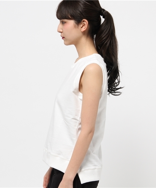 CIAOPANIC(チャオパニック)の「【Ciaopanic】 裏毛ベスト(Tシャツ/カットソー・レディース・グレー/アイボリー/ネイビー・FREE)」の5枚目の写真