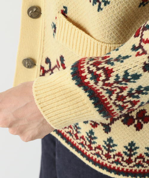 シンヤコヅカ SHINYA KOZUKA MASSIVE CARDIGAN Vネックカーディガン 2202SK55 イエロー サイズ：S/M SHINYA KOZUKA(シンヤコヅカ) MASSIVE CARDIGANVネック