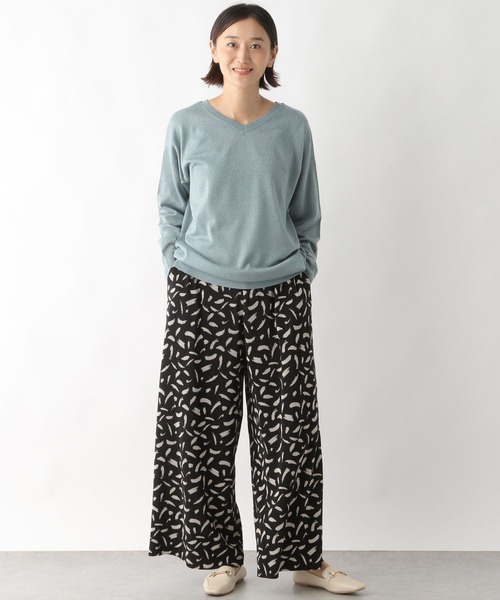 LEPSIM（レプシィム）の「12ゲージ洗えるドレーププルオーバー 294925（ニット/セーター・レディース・ネイビー/ピンク/ブルー/グリーン/グレイッシュベージュ・FREE）」の9枚目の写真