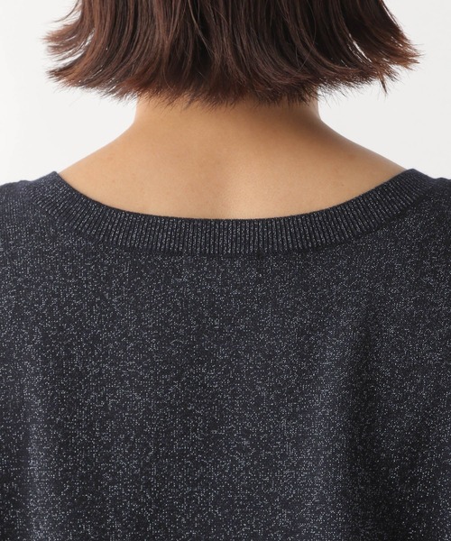 LEPSIM（レプシィム）の「12ゲージ洗えるドレーププルオーバー 294925（ニット/セーター・レディース・ネイビー/ピンク/ブルー/グリーン/グレイッシュベージュ・FREE）」の14枚目の写真