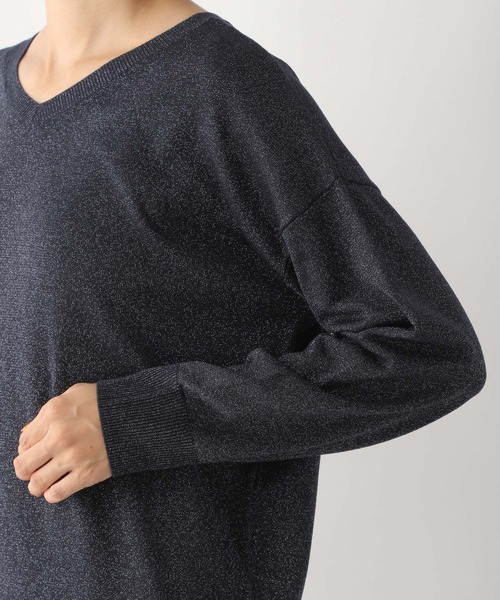 LEPSIM（レプシィム）の「12ゲージ洗えるドレーププルオーバー 294925（ニット/セーター・レディース・ネイビー/ピンク/ブルー/グリーン/グレイッシュベージュ・FREE）」の22枚目の写真