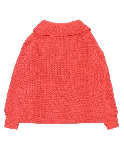 STYLEBLOCK(スタイルブロック)の「バルキーハーフジップニットプルオーバー(ニット/セーター・レディース・レッド系その他/ライム/グレイッシュベージュ/アイボリー/ブラック・M)」の6枚目の写真