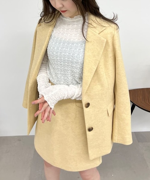 FREE'S MART（フリーズマート）の「◆ふくれシアーカットソー（Tシャツ/カットソー・レディース・ブラック/ホワイト/ブルー・FREE）」の2枚目の写真