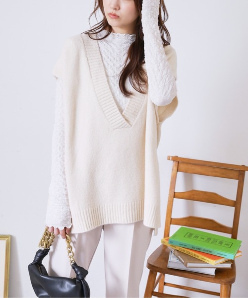 FREE'S MART（フリーズマート）の「◆ふくれシアーカットソー（Tシャツ/カットソー・レディース・ブラック/ホワイト/ブルー・FREE）」の21枚目の写真