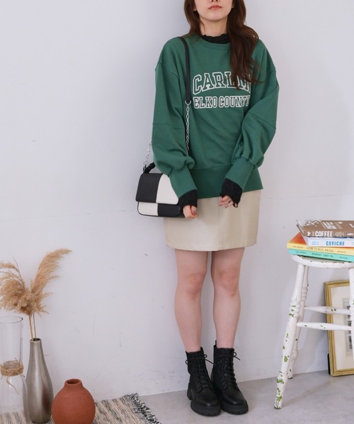 FREE'S MART（フリーズマート）の「◆ふくれシアーカットソー（Tシャツ/カットソー・レディース・ブラック/ホワイト/ブルー・FREE）」の19枚目の写真