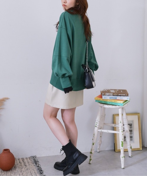 FREE'S MART（フリーズマート）の「◆ふくれシアーカットソー（Tシャツ/カットソー・レディース・ブラック/ホワイト/ブルー・FREE）」の9枚目の写真