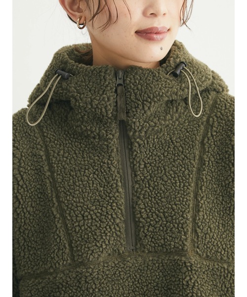 archivio グリーン ハーフジップアウター ハーフジップアウター アウター メンズ トップス 送料無料・メール便