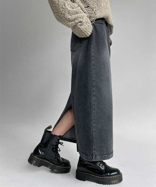 BLACKUP（ブラックアップ）の「[MADE] ウェリアルデニムロングスカート