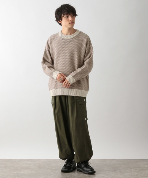 RAGEBLUE（レイジブルー）の「ジガラニットクルーネック（ニット/セーター・メンズ・ホワイト系その他/ブルー系その他/レッド系その他・MEDIUM/LARGE）」の7枚目の写真