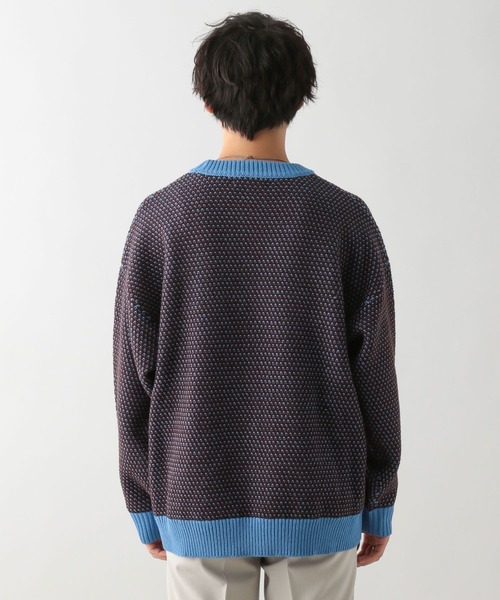 RAGEBLUE（レイジブルー）の「ジガラニットクルーネック（ニット/セーター・メンズ・ホワイト系その他/ブルー系その他/レッド系その他・MEDIUM/LARGE）」の20枚目の写真