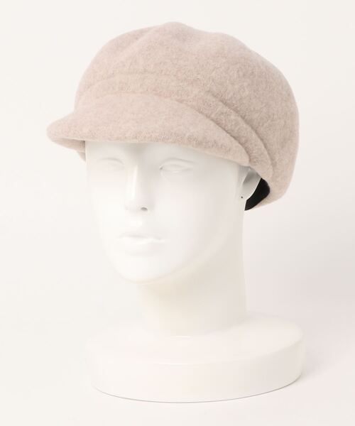 EDIT COLOGNE(エディットコロン)の「ウールキャスケット(キャスケット・レディース・ブラック/ベージュ・フリ-)」の2枚目の写真