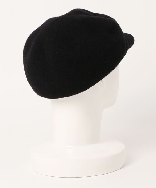 EDIT COLOGNE(エディットコロン)の「ウールキャスケット(キャスケット・レディース・ブラック/ベージュ・フリ-)」の3枚目の写真