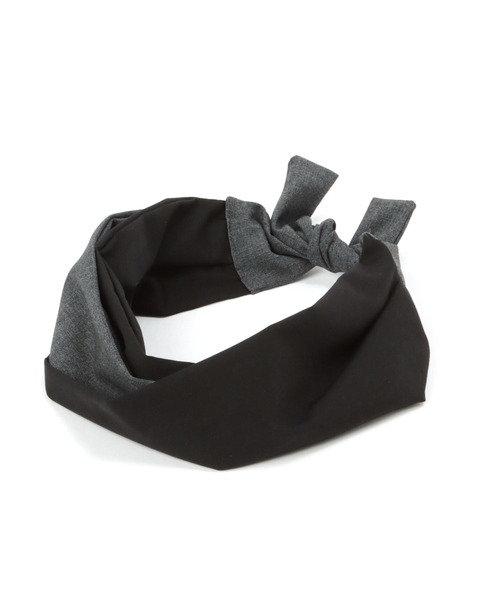 studio CLIP（スタディオクリップ）の「マルチWAY2カラーヘアバンド（ヘアバンド・レディース・ブラック/ネイビー/ブラウン・FREE）」の5枚目の写真