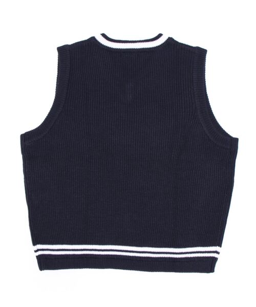 BACK NUMBER（バックナンバー）の「【BACK NUMBER】Ｖラインニットベスト（ベスト・メンズ・ワイン/ネイビー・M/L）」の3枚目の写真