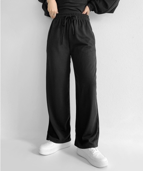 LVEU.(ラブユ.)の「Layered cardigan 3-piece set / レイヤードカーディガン3点セット(セットアップ・レディース・ブラック・FREE)」の9枚目の写真