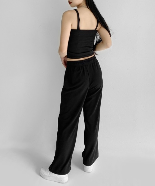 LVEU.(ラブユ.)の「Layered cardigan 3-piece set / レイヤードカーディガン3点セット(セットアップ・レディース・ブラック・FREE)」の11枚目の写真