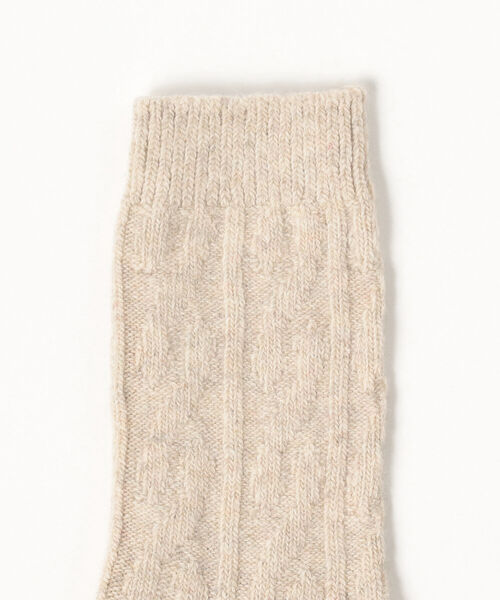 B:MING by BEAMS(ビーミングバイビームス)の「H FOOT WEAR / ケーブルソックス(ソックス/靴下・レディース・ライトグレー/オレンジ/イエロー/ブラウン系その他・ONE SIZE)」の5枚目の写真