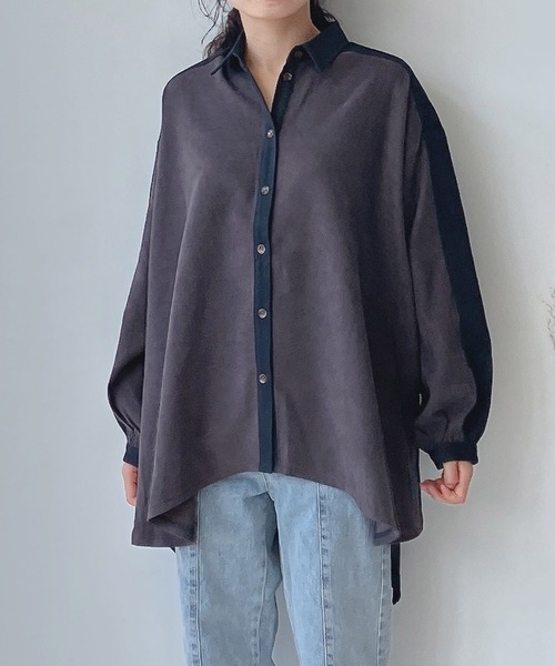 AS KNOW AS plus（アズノゥアズプラス）の「♪イレギュラーヘムMIXチュニック（チュニック・レディース・グリーン系その他/チャコールグレー/ベージュ系その他/ブラック系その他/ブラック系その他2/ブラック系/ブルー系/ブラック系1/ベージュ系その他2/グレー系その他/ブルー系1/グリーン系/ブラック系2/ライトグリーン系/ブルー系2/ブラック系3/ベージュ系その他3/グリーン系その他3/ライトグリーン系1/ダークブルー/サックスブルー系4/ブルー系4/ブラック系4/イエロー系/ホワイト系その他/ベージュ系その他4/グレー系その他2/ブラック系その他3/ブルー系その他/イエロー系1/ブルー系5/ホワイト系・FREE）」の11枚目の写真