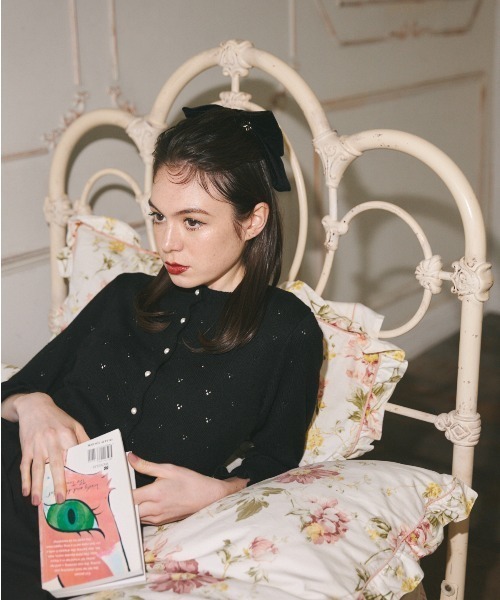 MIRO AMURETTE(ミロアミュレット)の「pearl knit cardigan/パール MIRO AMURETTE(ミロアミュレット)の「pearl knit cardigan/パール