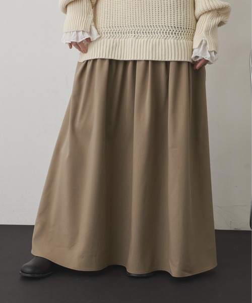 Libra Cue（リブラ キュー）の「ドッキングニットワンピース（ワンピース・レディース・ネイビー/アイボリー・FREE）」の13枚目の写真