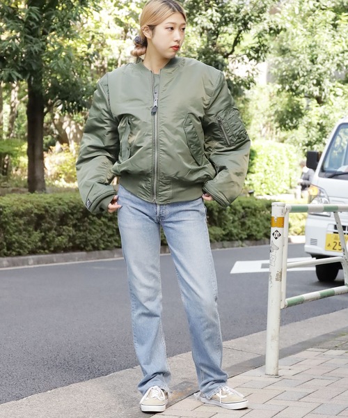 ROOPTOKYO（ループトウキョウ）の「VA MA-1 USAF JACKET ジャケット（MA-1・メンズ・オリーブ・L）」の18枚目の写真