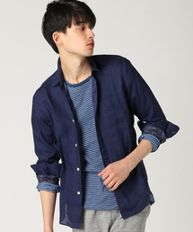 JOURNAL STANDARD | インディゴリネンレギュラーカラーシャツ ##(シャツ/ブラウス)