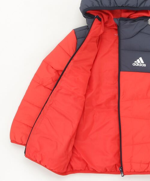 adidas(アディダス)の「アディダス adidas YKWINTERパデットジャケット(ダウンジャケット/コート・キッズ・レッド/ブラック・140cm/150cm/120cm/160cm/130cm)」の4枚目の写真