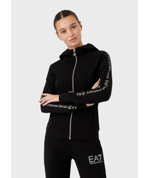 EMPORIO ARMANI EA7 | 【エンポリオ アルマーニ EA7】Shiny フード付きスウェットシャツ ストレッチコットン製(スウェット)