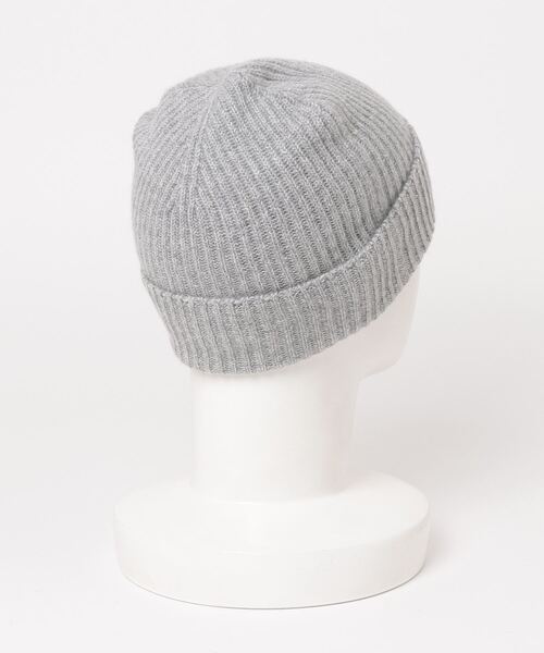 Johnstons of Elgin（ジョンストンズオブエルガン）の「Johnstons / カシミヤニットキャップ（ニットキャップ/ビーニー・メンズ・チャコールグレー/ライトグレー/ブラック/ネイビー・FREE）」の8枚目の写真